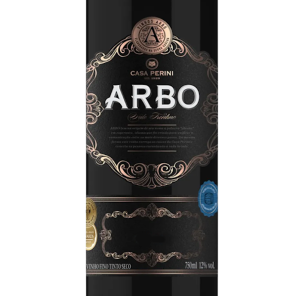 Vinho Tinto  Arbo Tannat Casa Perini 750ml - Image 2