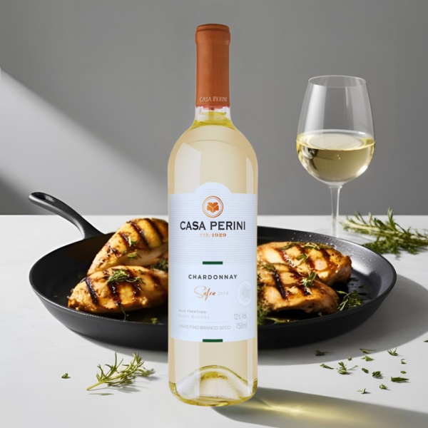 Vinho Branco Chardonnay Casa Perini 750ml - Image 3