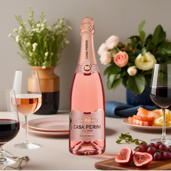 Espumante Brut Rose Casa Perini 750ml - Image 3