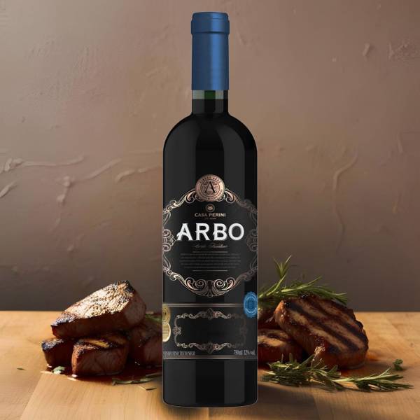 Vinho Tinto  Arbo Tannat Casa Perini 750ml - Image 4