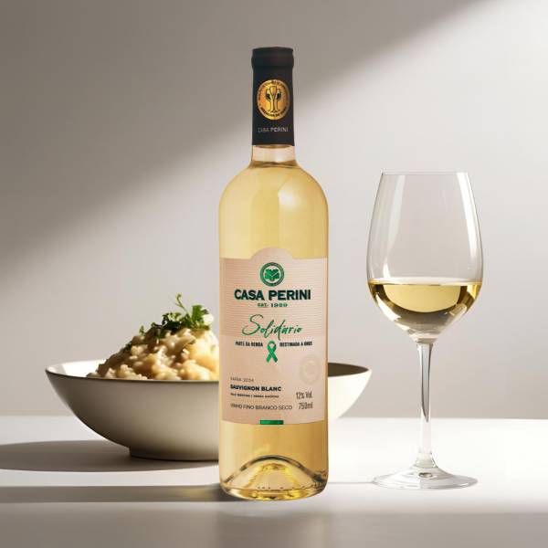 Vinho Branco Solidário Sauvignon Blanc Casa Perini 750ml - Image 2
