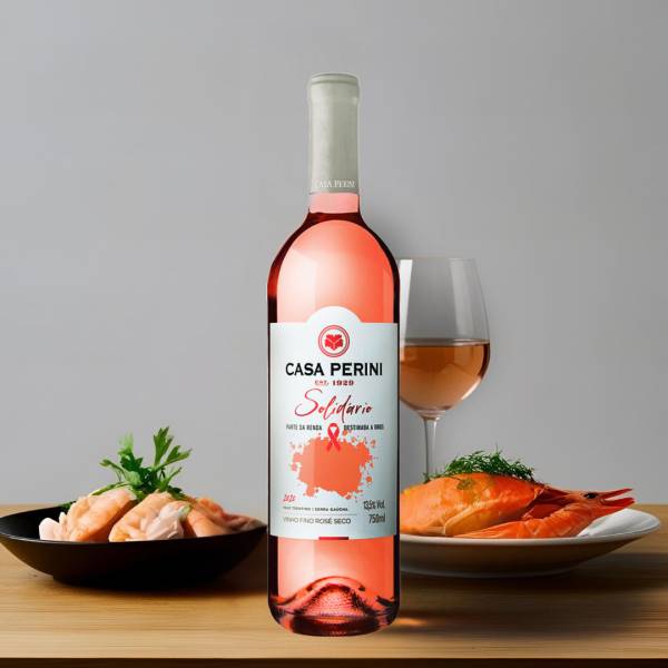 Vinho Rosé Solidário Casa Perini 750ml - Image 3